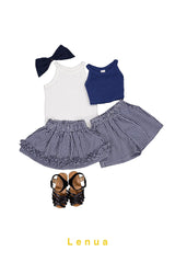 ［lenua］My check skirt