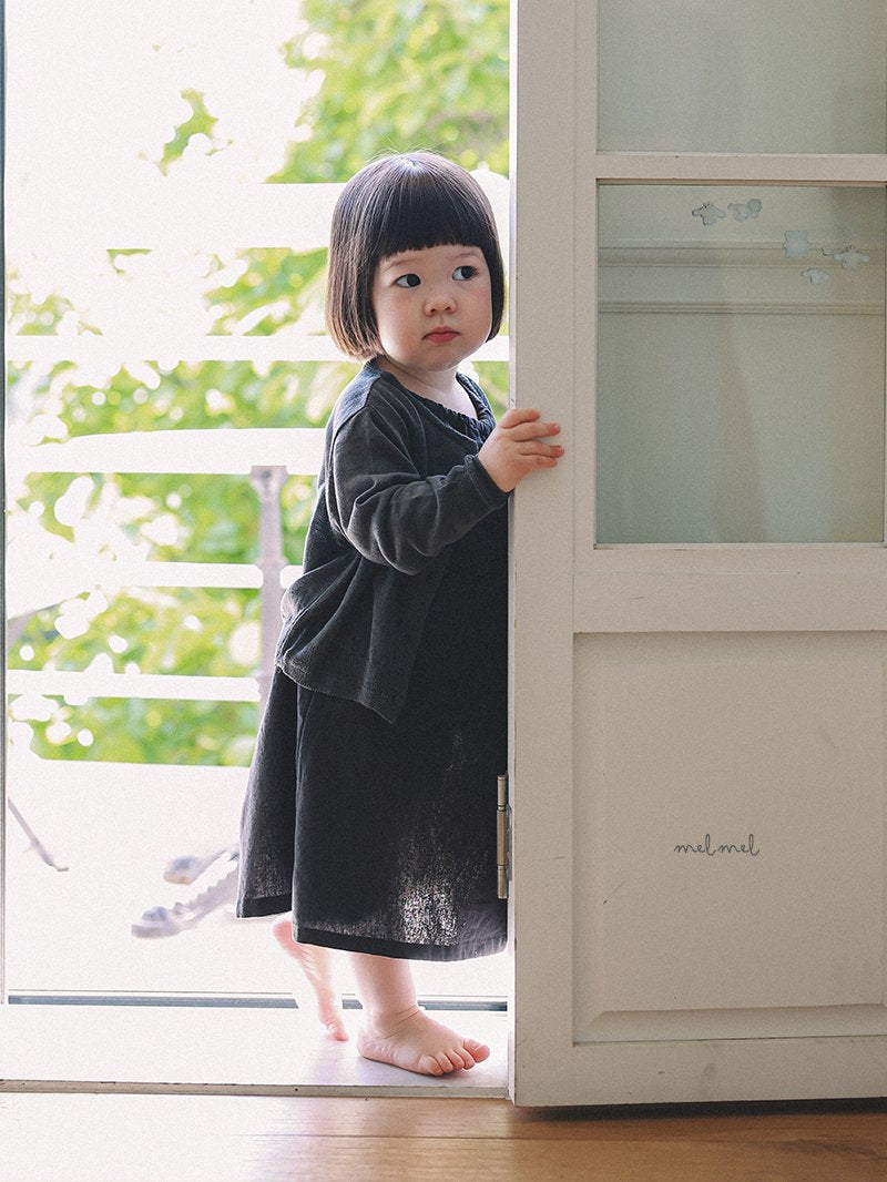 ［melmel］Summer linen one-piece