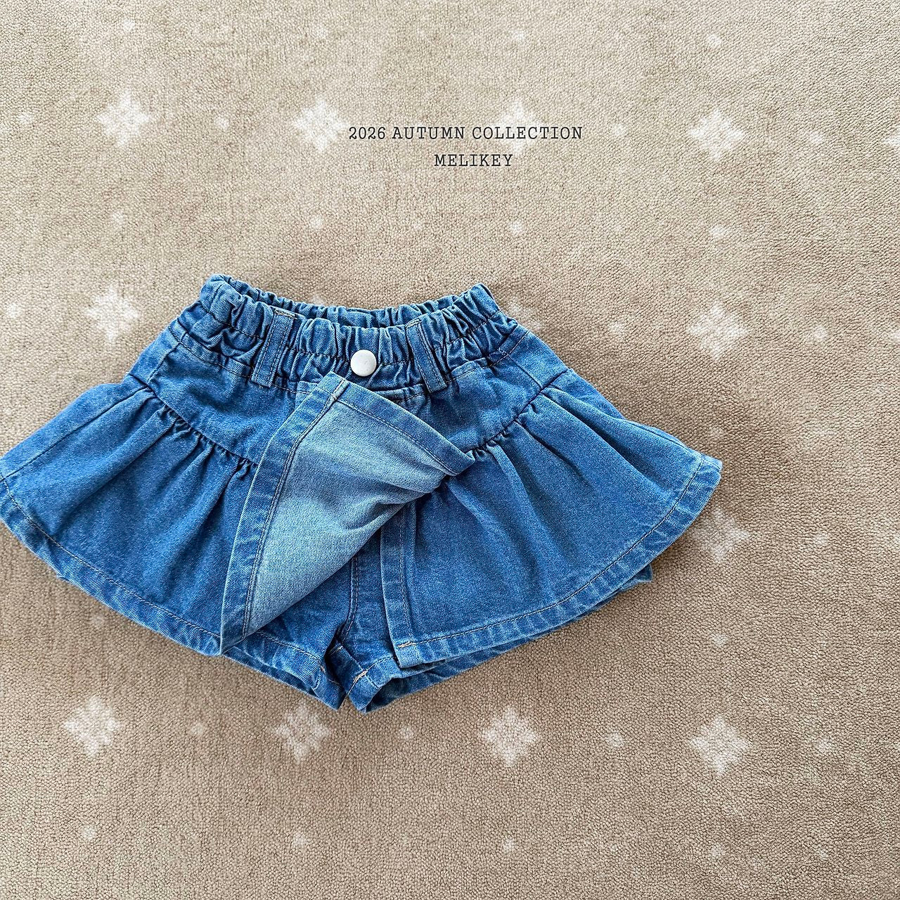 ［Melikey］Idol frill skirt pants
