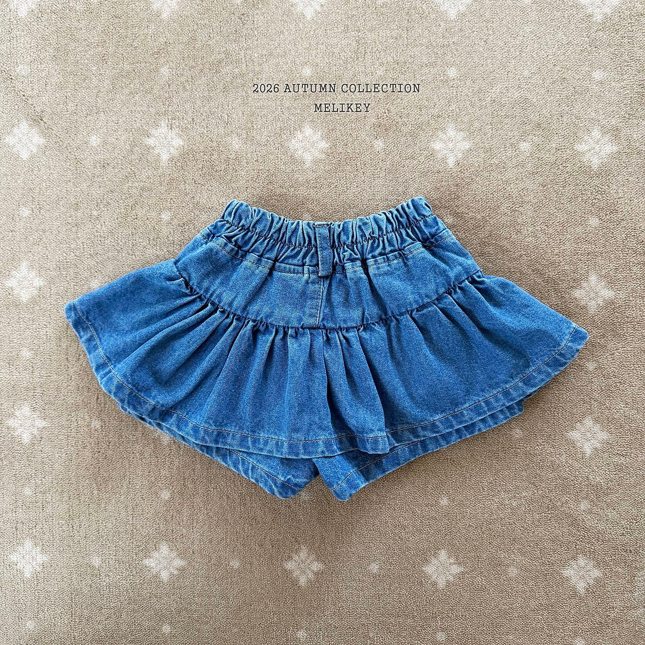 ［Melikey］Idol frill skirt pants