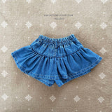 ［Melikey］Idol frill skirt pants