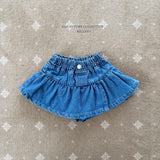 ［Melikey］Idol frill skirt pants