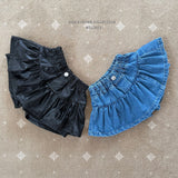 ［Melikey］Idol frill skirt pants