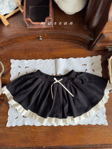 ［marron］Shirring ribbon skirt
