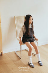 ［jejeunosity］Corduroy berry short overall (flower)
