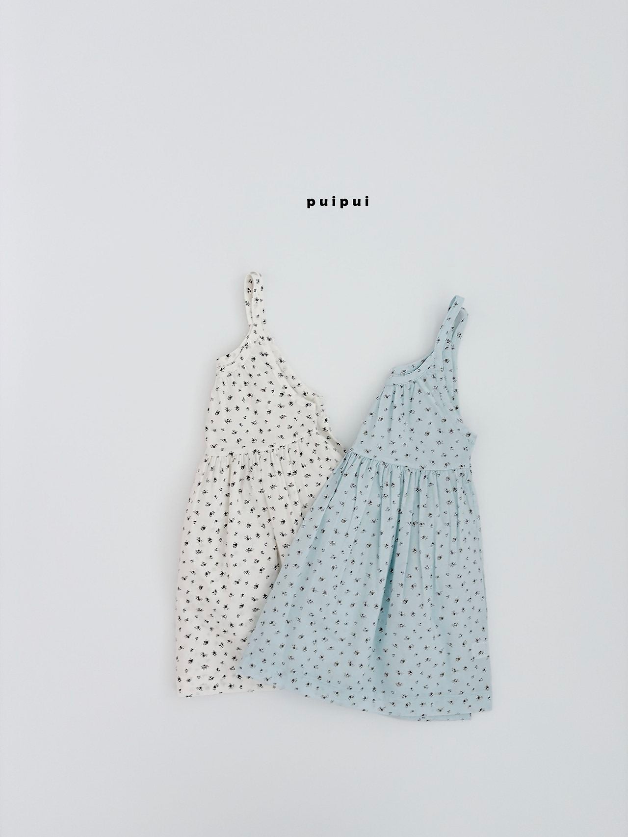 ［puipui］Flower camisole one-piece
