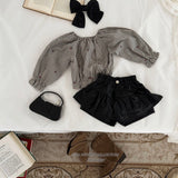 ［Melikey］Idol frill skirt pants
