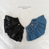 ［Melikey］Idol frill skirt pants