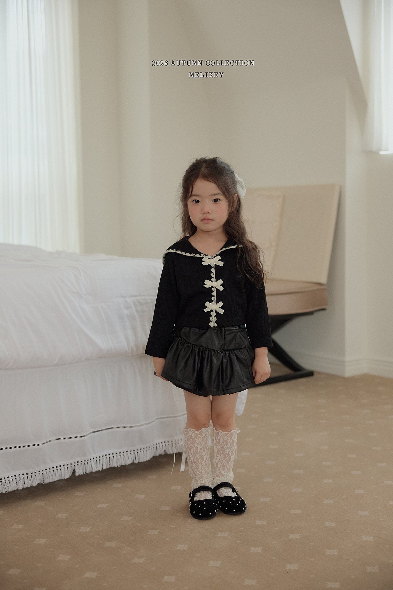 ［Melikey］Idol frill skirt pants
