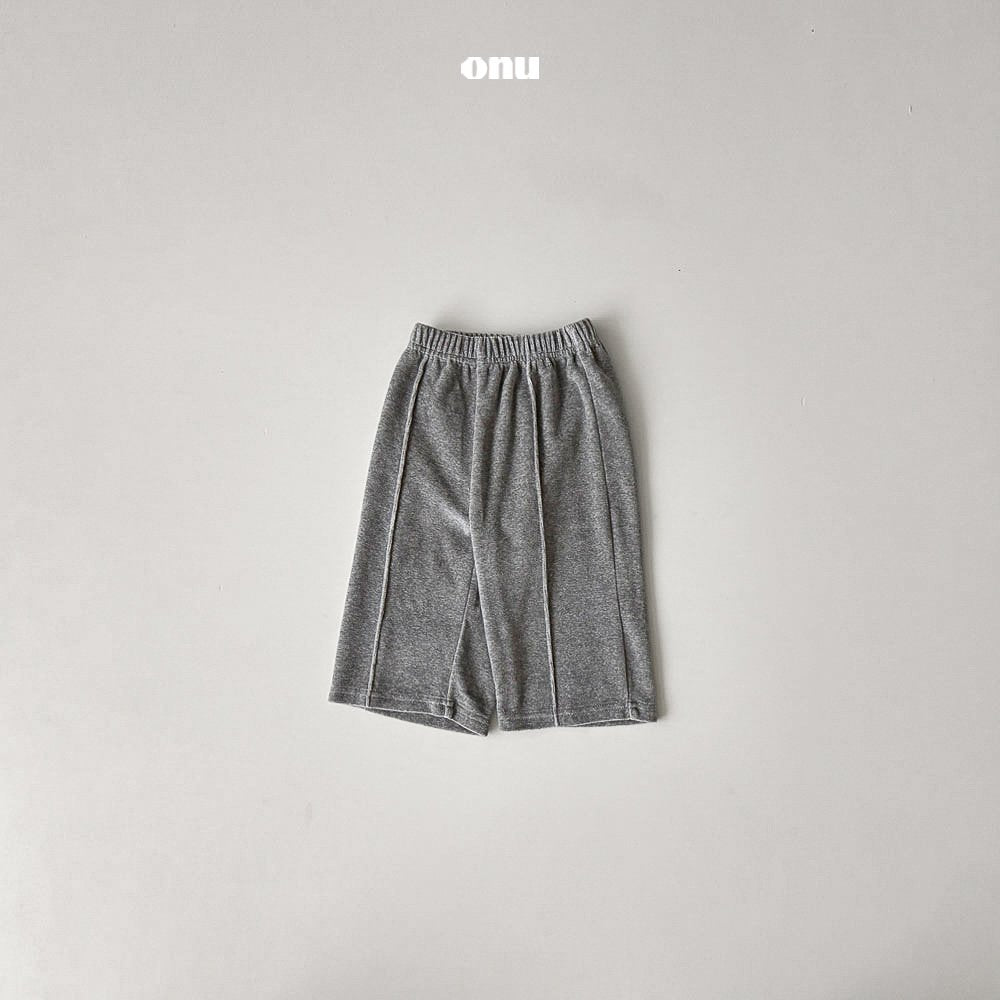 ［onu］Velvet tuck pants