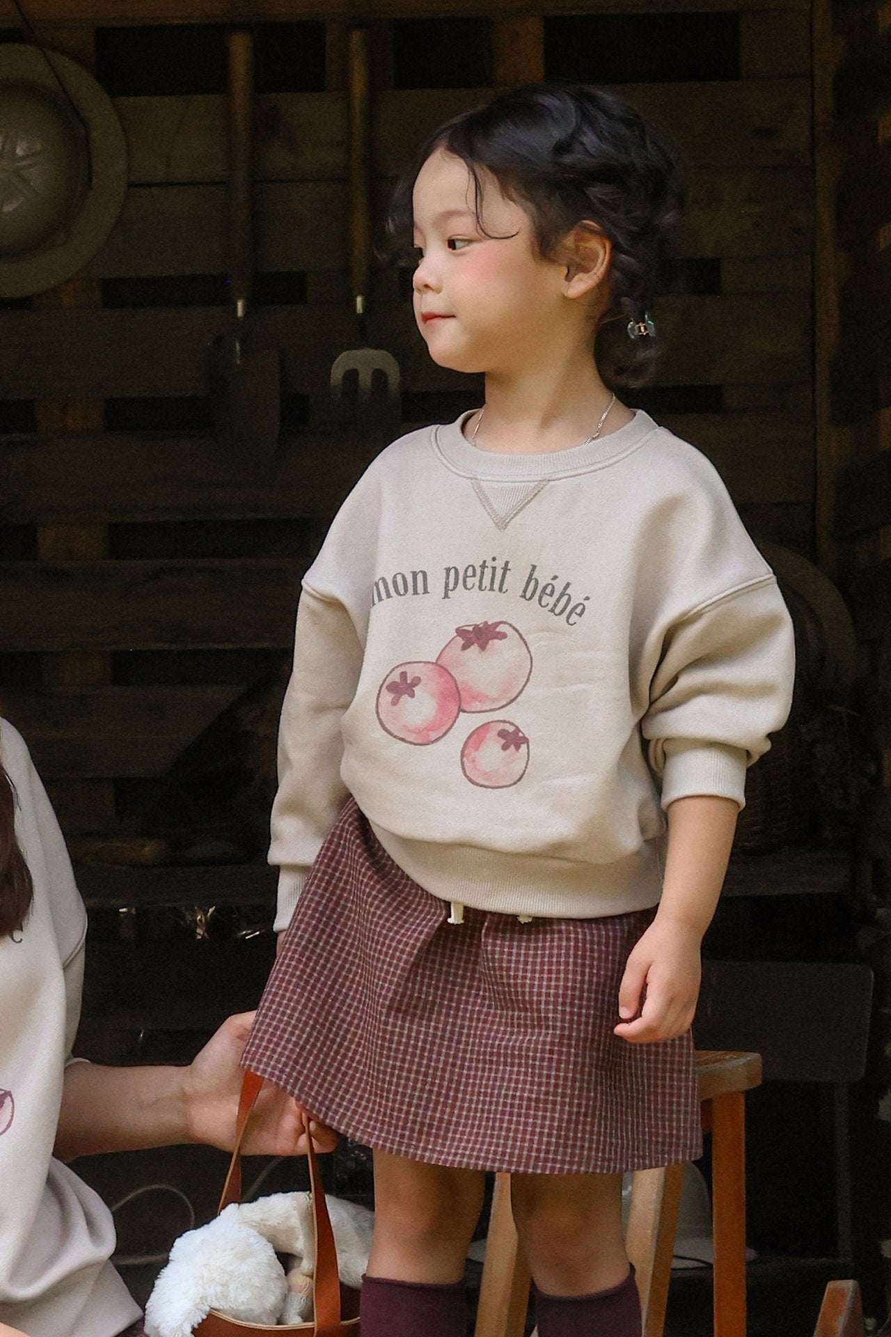 [FLO] Bella check skirt(kids)