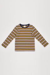 ［The beige］Multi Stripe Tee