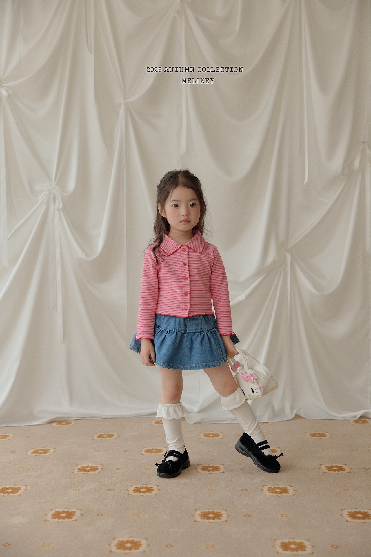 ［Melikey］Idol frill skirt pants