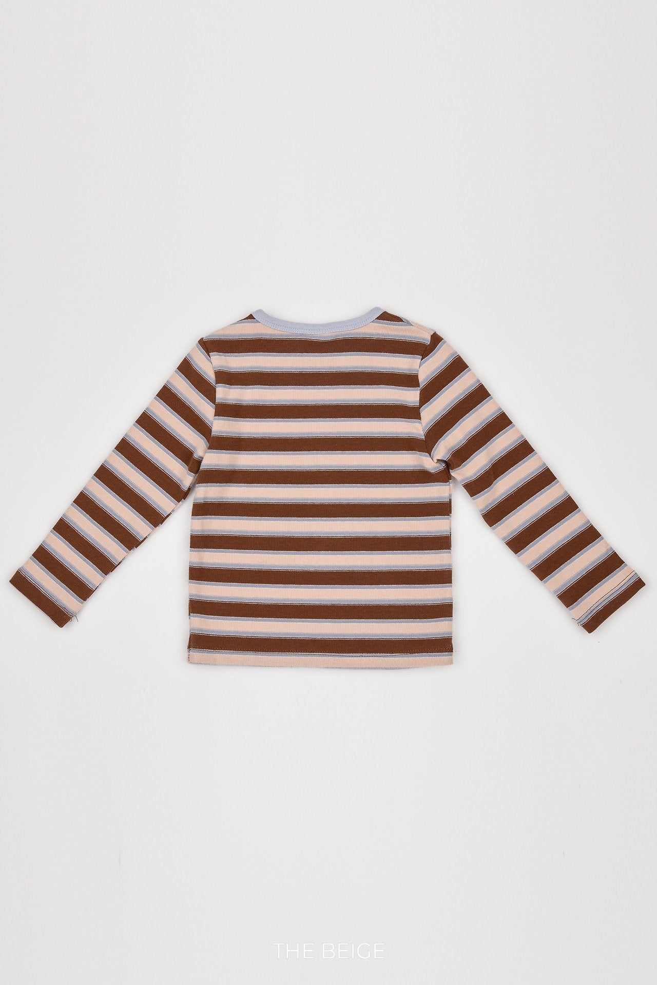 ［The beige］Multi Stripe Tee
