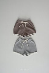［The beige］Waffle short pants