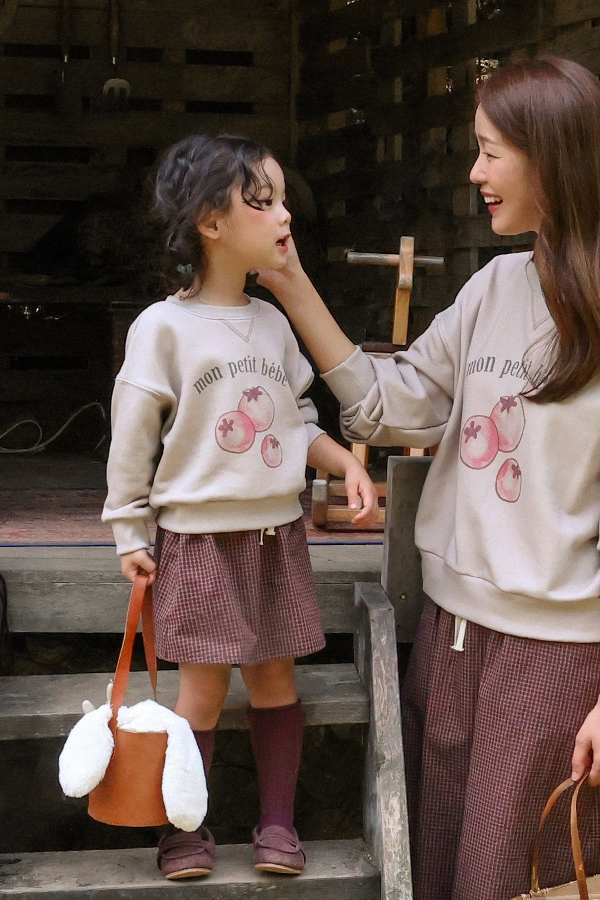 [FLO] Bella check skirt(kids)