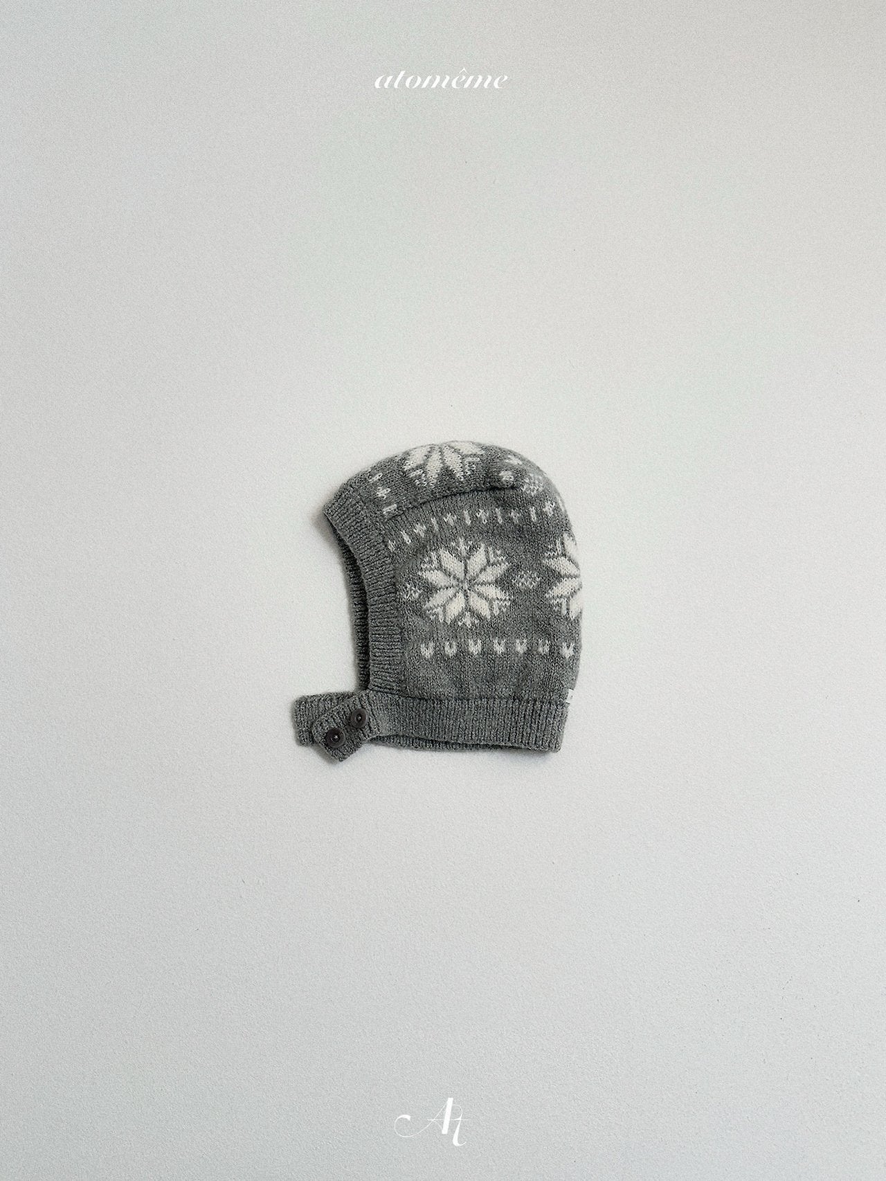 [atomeme] Marron Snowflake Hat