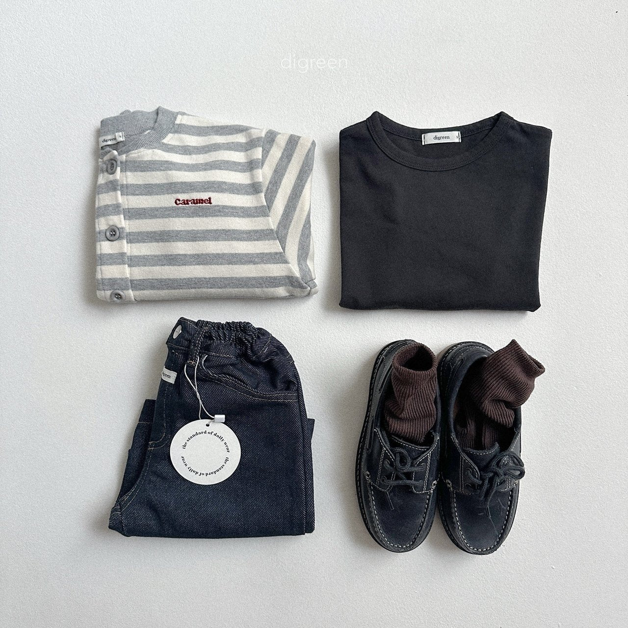 ［digreen］Olive socks set