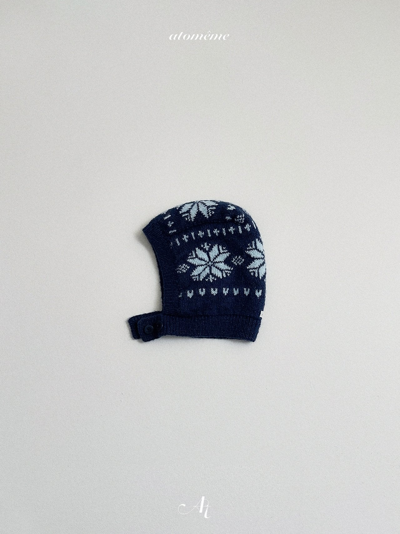 [atomeme] Marron Snowflake Hat
