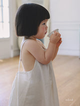 ［melmel］Summer linen one-piece