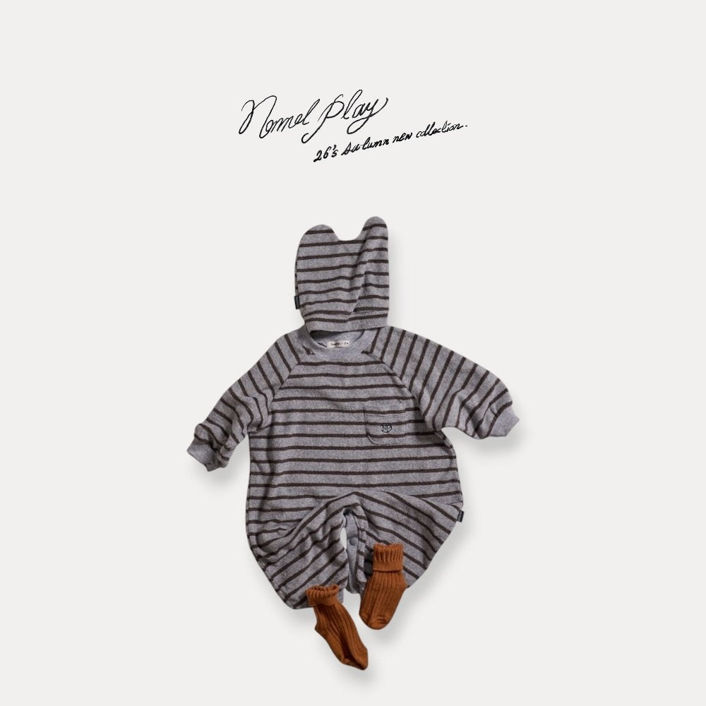 ［normalplay］Melody Stripe Bebe Suit