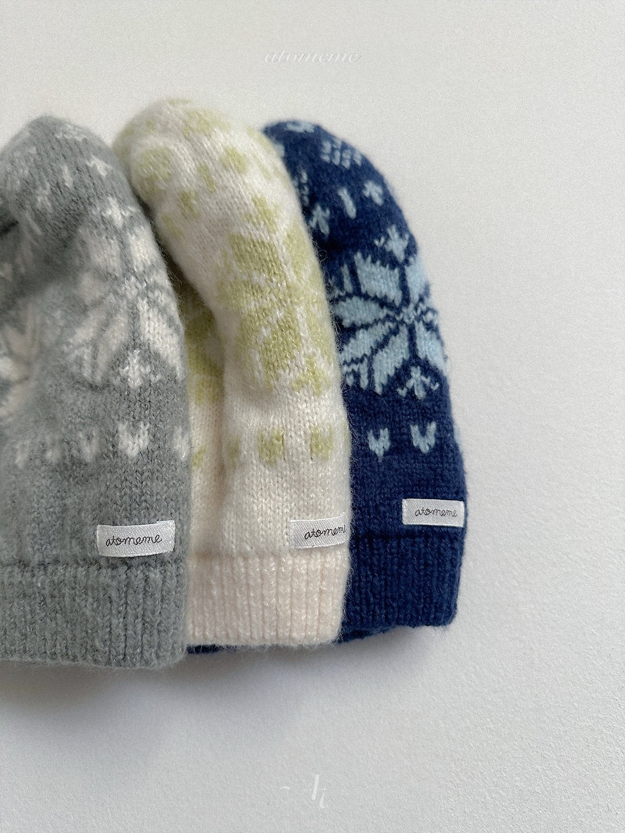 [atomeme] Marron Snowflake Hat