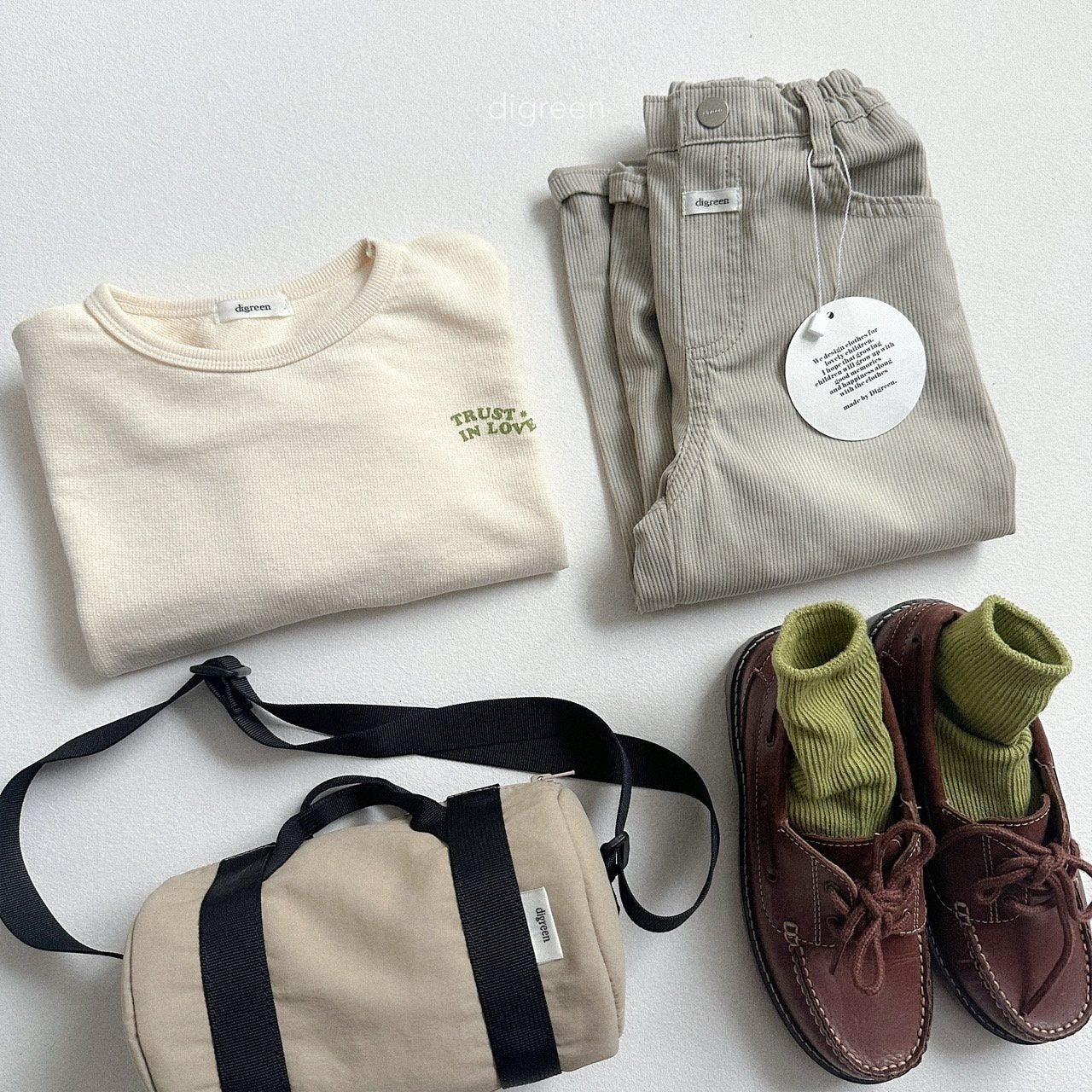 ［digreen］Olive socks set