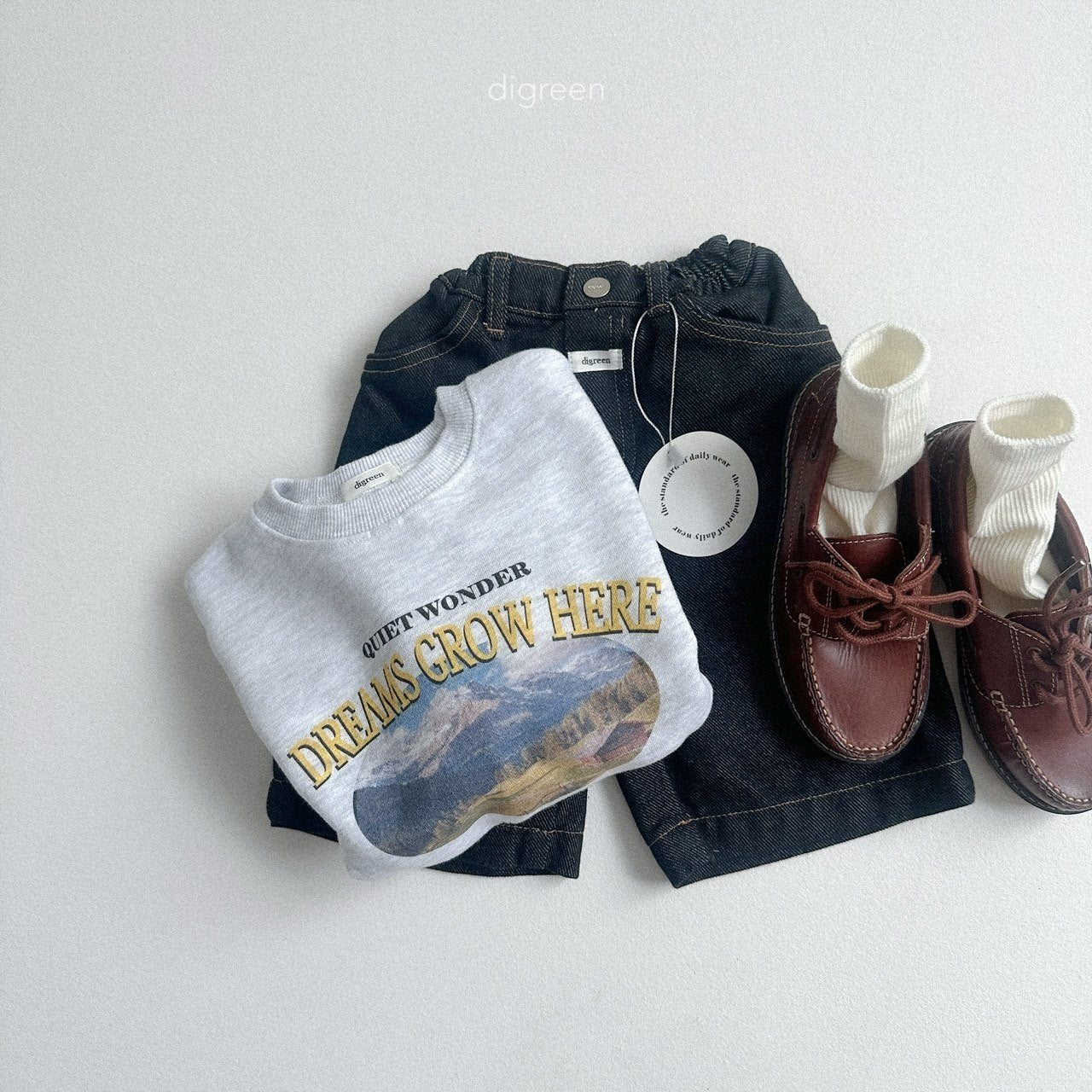 ［digreen］Olive socks set