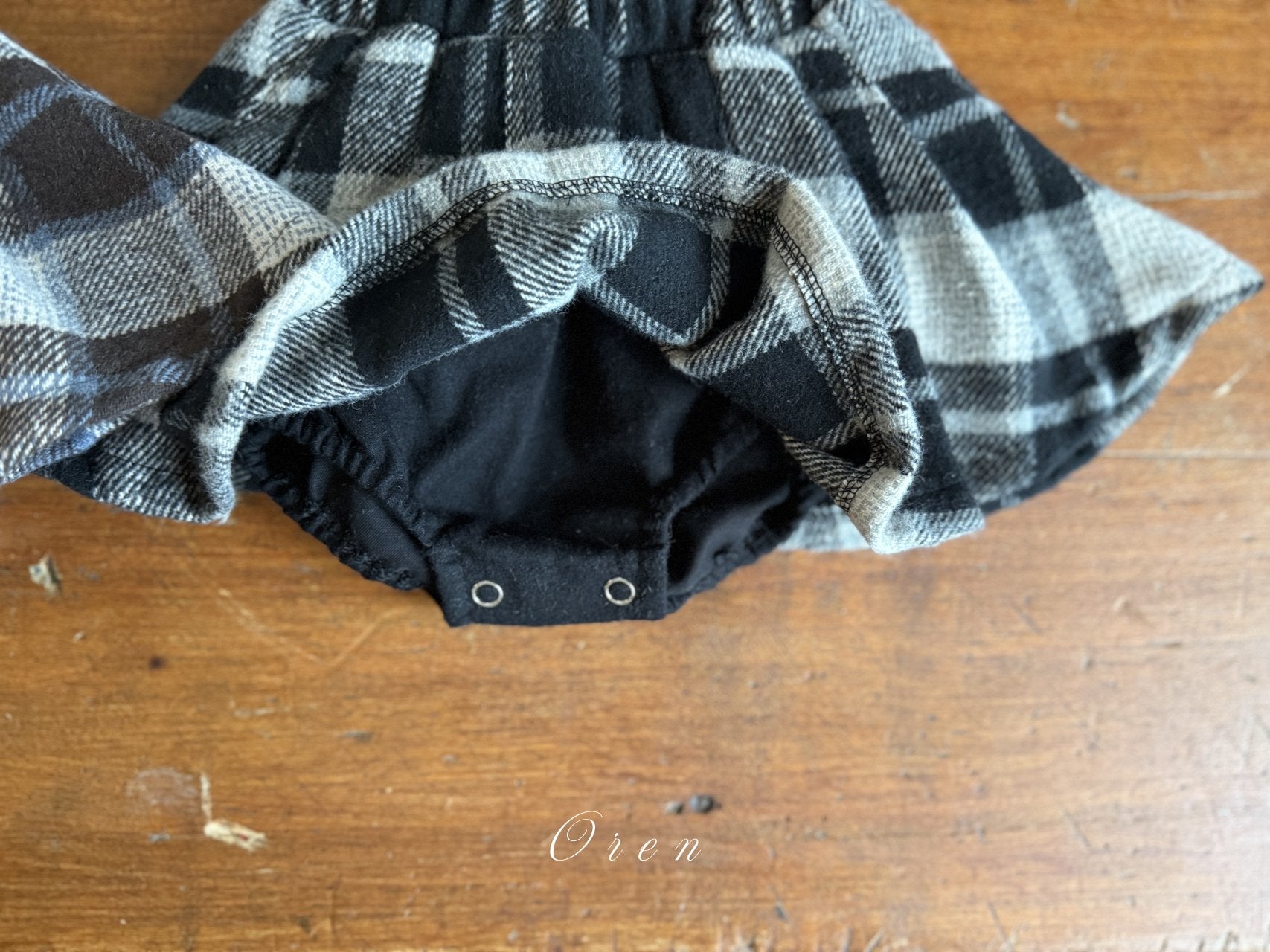 ［OREN］Brunel check bloomer skirt