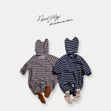 ［normalplay］Melody Stripe Bebe Suit
