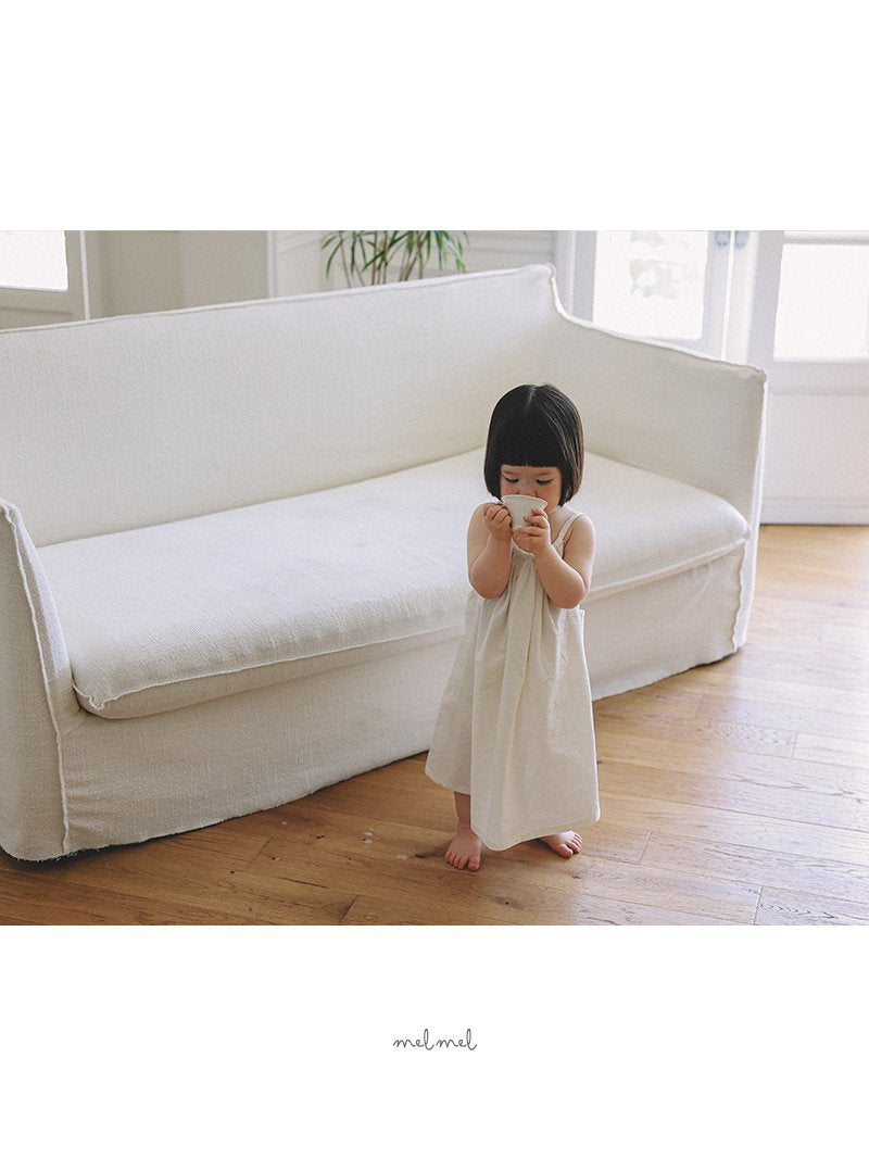 ［melmel］Summer linen one-piece