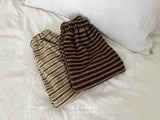 ［La.camel］Stripe warm pants