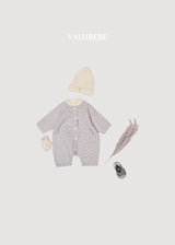 ［valubebe］Mini check rompers