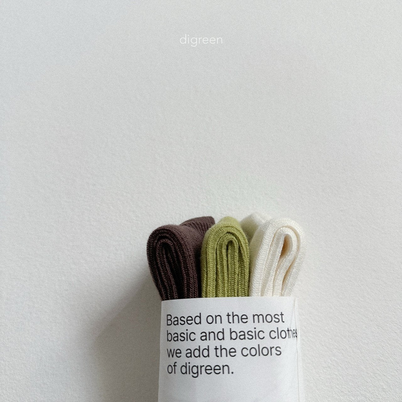 ［digreen］Olive socks set