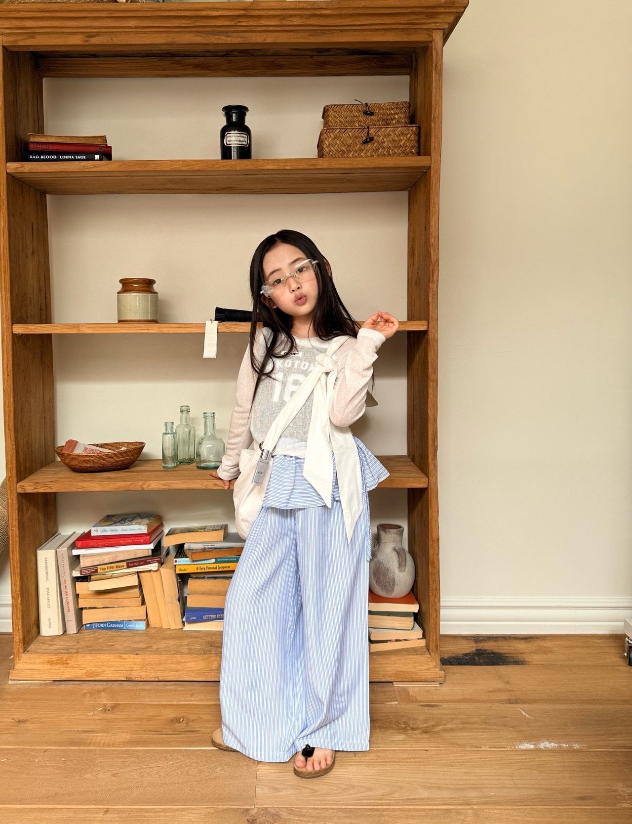 ［comma］See-through label tee