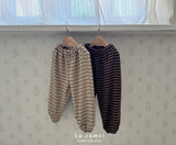 ［La.camel］Stripe warm pants