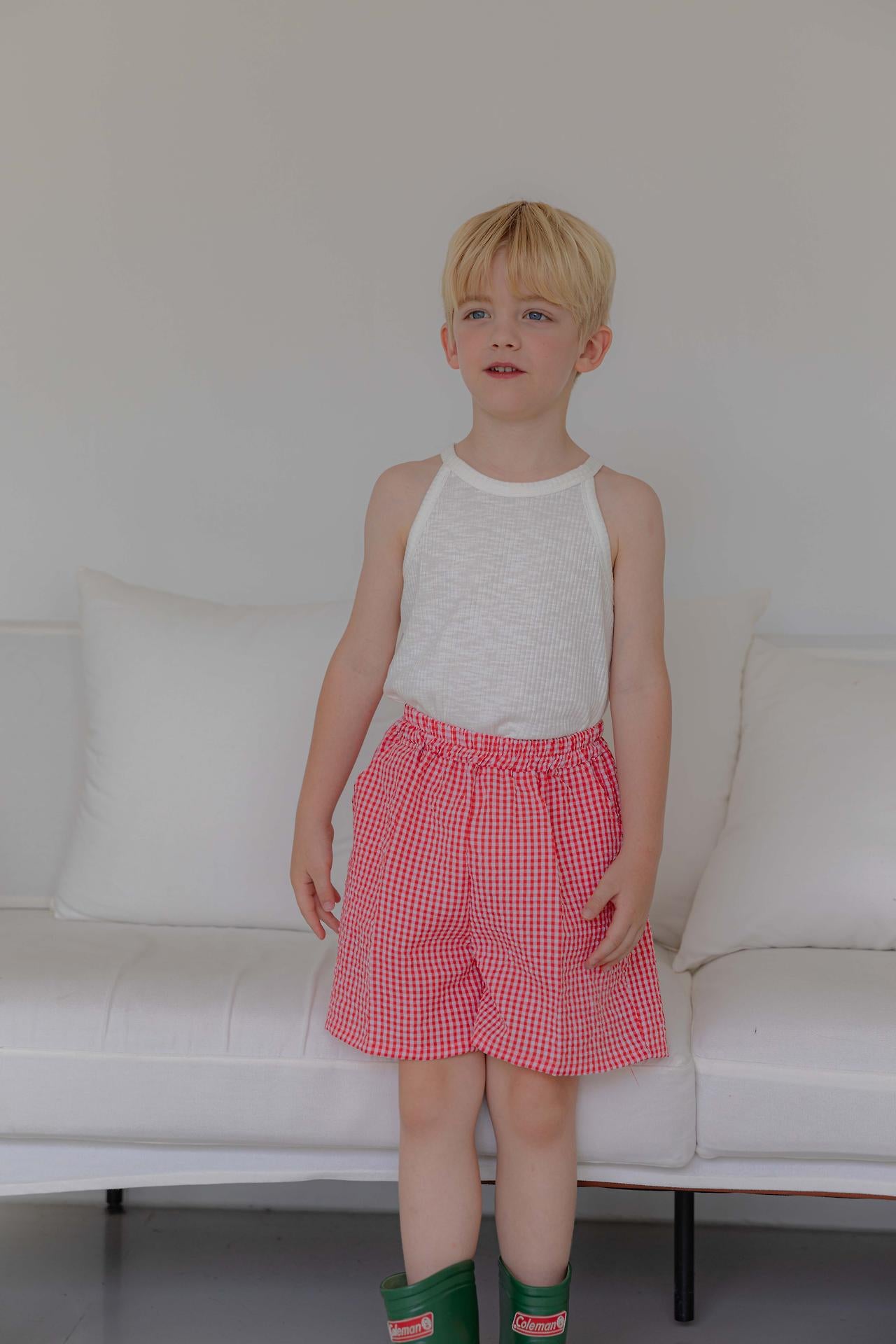 ［lenua］My check pants