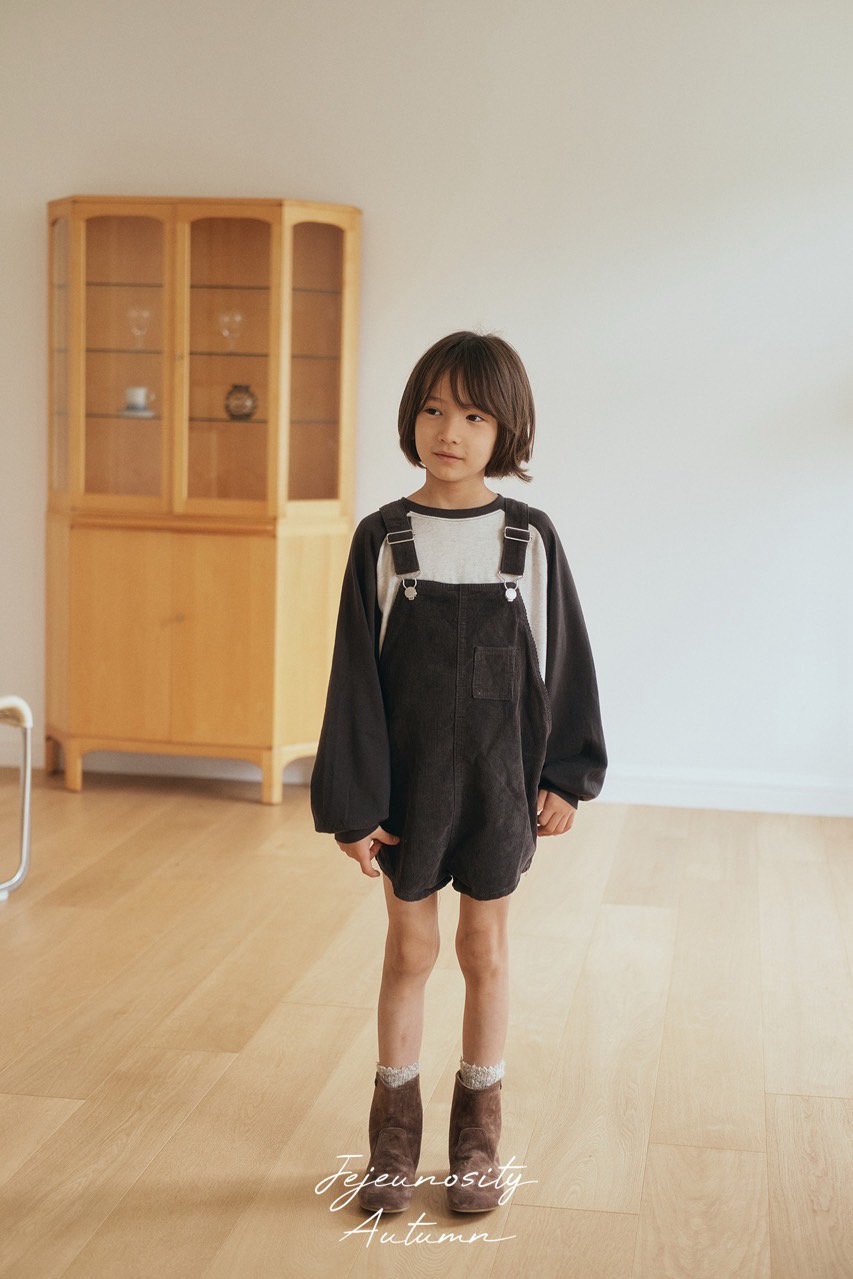 ［jejeunosity］Corduroy berry short overall (normal)