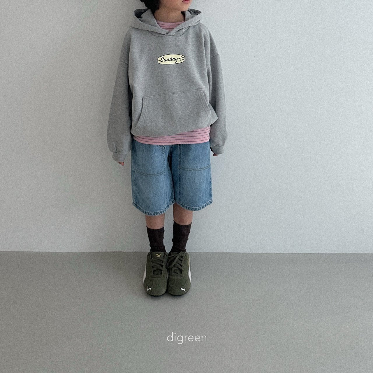 ［digreen］Olive socks set