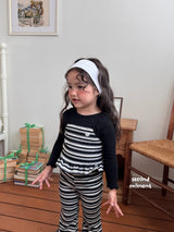 ［second moment］Peanut stripe frill pants