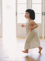 ［melmel］Summer linen one-piece