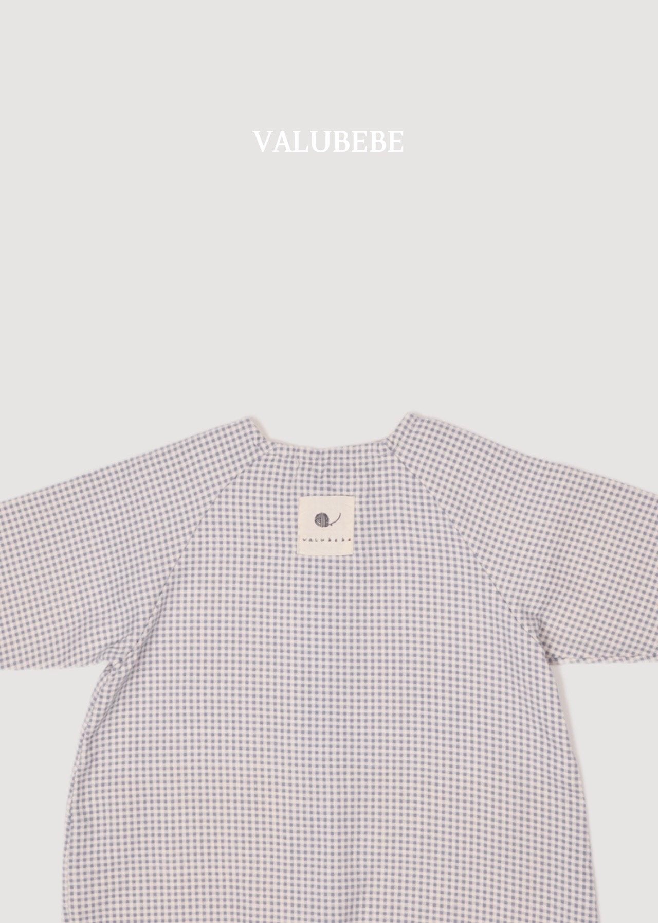 ［valubebe］Mini check rompers