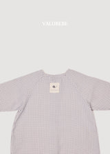 ［valubebe］Mini check rompers