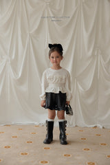 ［Melikey］Leather frill short pants
