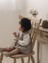 ［mimi market］Rona check suspender one-piece