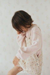 ［jejeunosity］Corduroy berry short overall (flower)