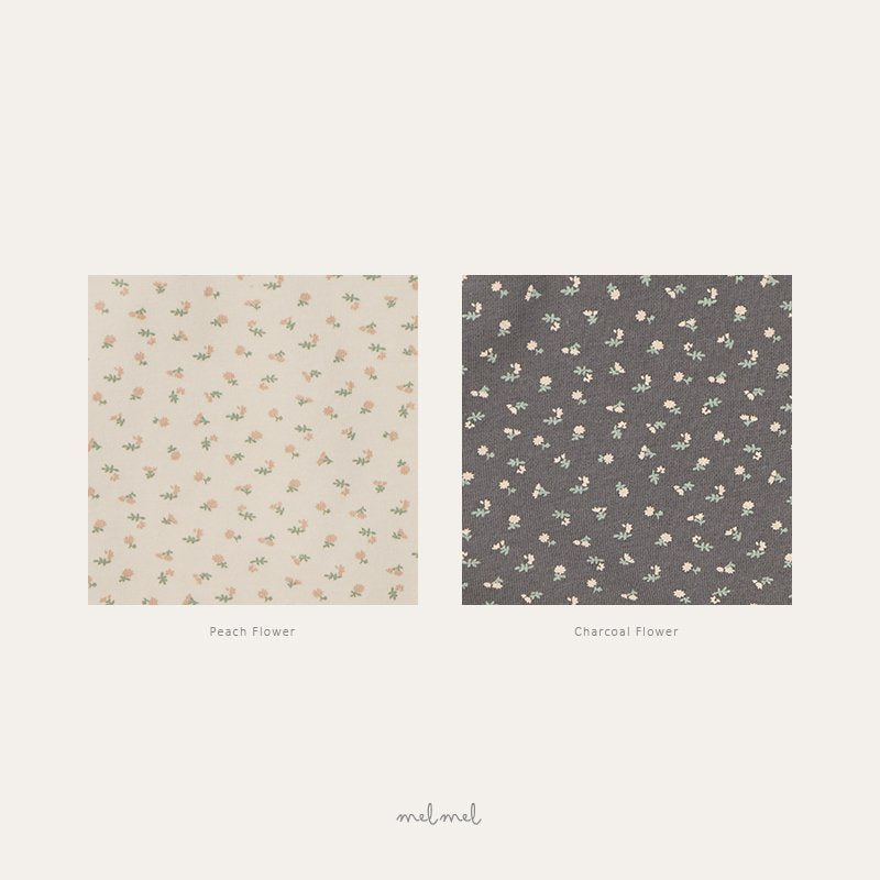 ［melmel］Scoop tee (flower)