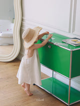 ［melmel］Summer linen one-piece