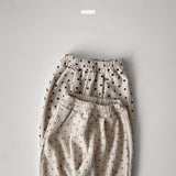 ［onu］Dot corduroy ankle pants