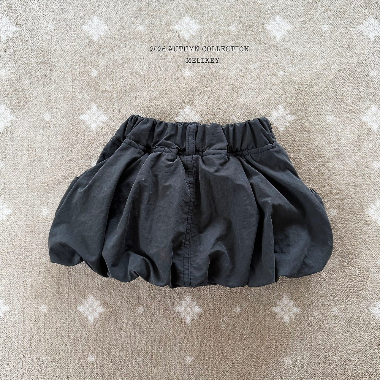 ［Melikey］Shirring pumpkin skirt